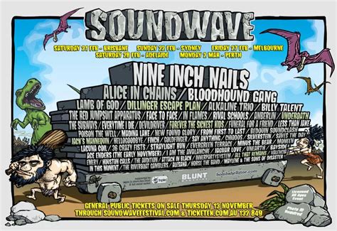 soundwave 2009 lineup|Soundwave Festival 2009 .